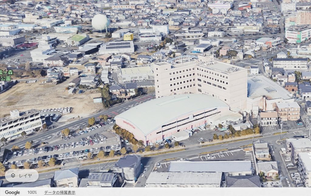 浜松市スポーツセンター着工前写真